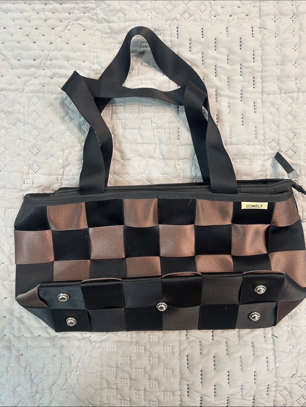 Comely belt bag purse Woven Tote Bag